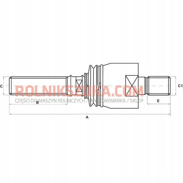 JOINT AXIAL JOHN DEERE RENAULT AL80542 AL168711