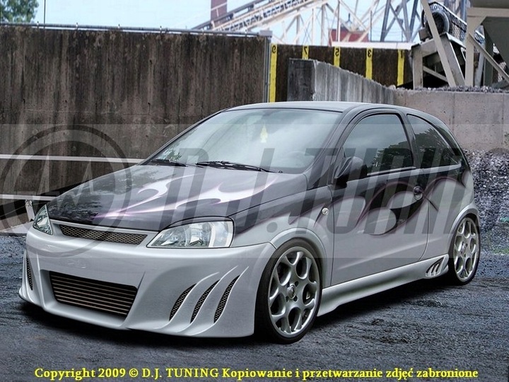 OPEL CORSA C * BUMPER FRONT SHARK * DJ-TUNING photo 1 - milautoparts-fr.ukrlive.com