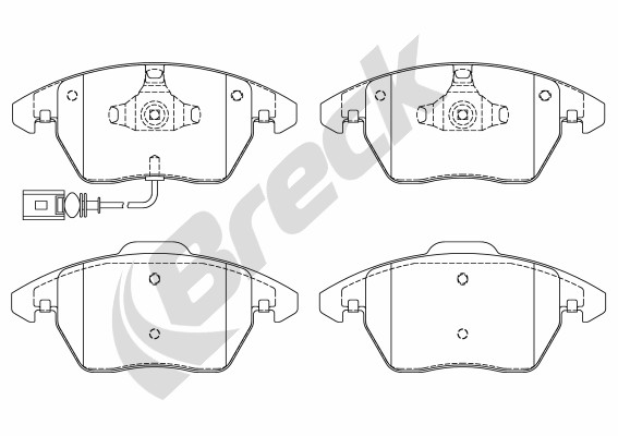 SABOTS DE FREIN DE FREIN BRECK SEAT TOLEDO IV IBIZA V PRZO photo 2 - milautoparts-fr.ukrlive.com