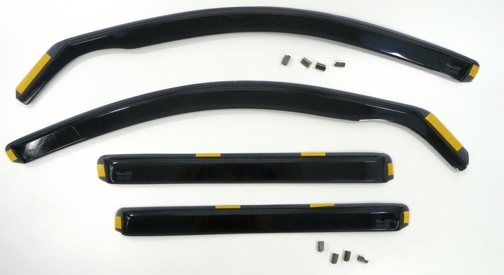 VW PASSAT B6 / B7 2005-2015R UNIVERSAL SIDE-WINDOW DEFLECTORS HEKO photo 1 - milautoparts-fr.ukrlive.com