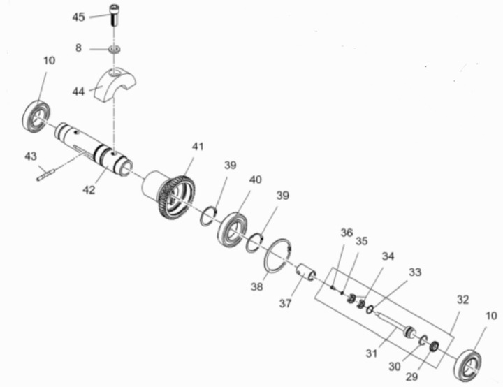 WACKER DPU BPU BEARING TLOCZKA VIBRATIONS 0105193 photo 2 - milautoparts-fr.ukrlive.com