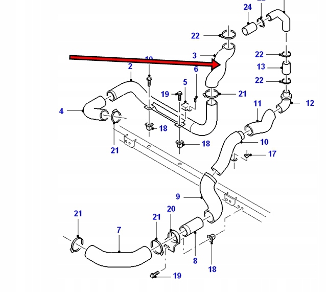 CABLE RADIATOR MONDEO MK3 III 2.0 TDDI TDCI photo 2 - milautoparts-fr.ukrlive.com