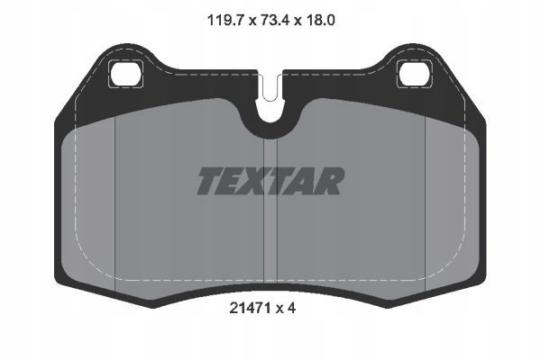 TEXTAR 2147102 PADS BRAKE BMW 7 E38 8 E31 photo 9 - milautoparts-fr.ukrlive.com