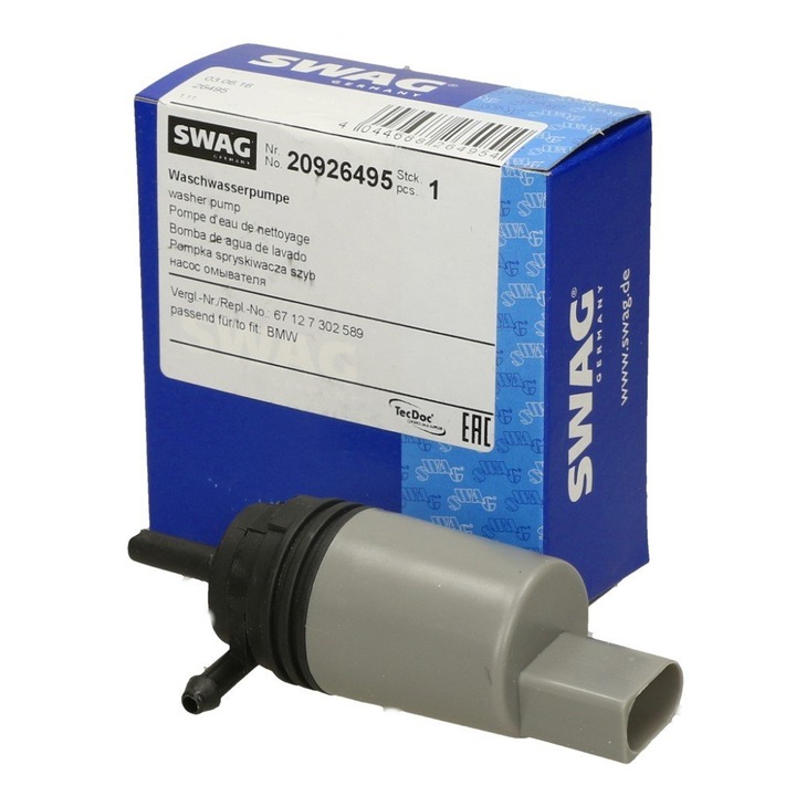 SWAG 495216 POMPE LAVE-GLACE BMW 1 (E81), 1 (E82), 1 (E87), 1 (E88), 1