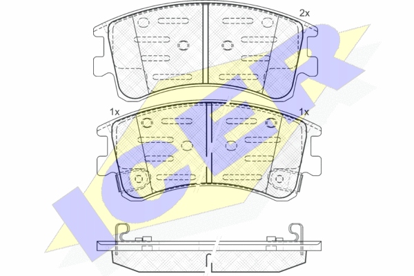 PADS BRAKE ICER MAZDA 6 FRONT photo 3 - milautoparts-fr.ukrlive.com