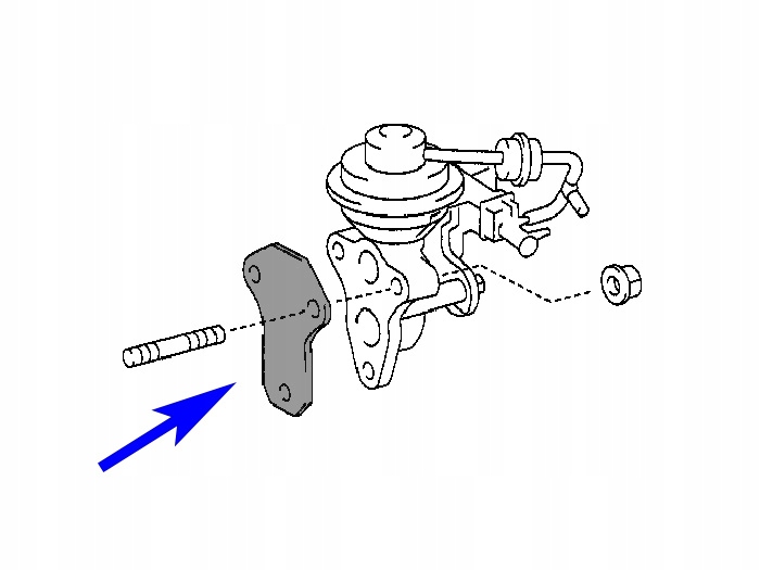 BLIND PLUG EGR TOYOTA AVENSIS COROLLA RAV4 2.0 D-4D photo 3 - milautoparts-fr.ukrlive.com