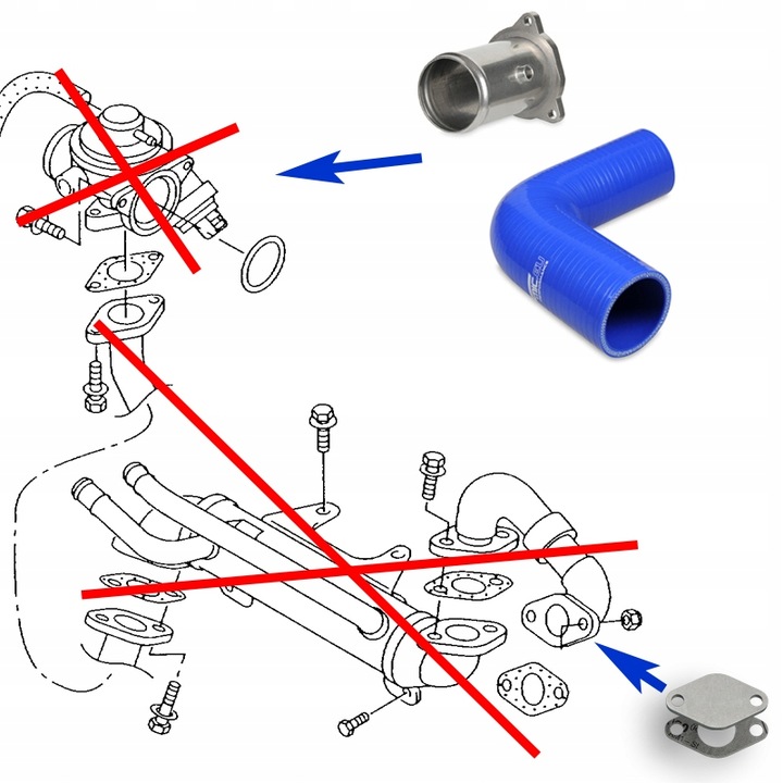 PRODUIT DE REMPLACEMENT BOUCHON EGR 1.9 TDI AWX AVF ASZ BTB AXC photo 7 - milautoparts-fr.ukrlive.com