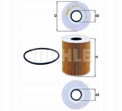 KNECHT OX 776D FILTER OILS photo 9 - milautoparts-fr.ukrlive.com