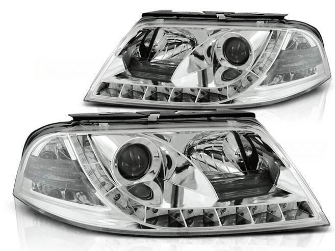 FEUX AVANT VW PASSAT B5 RÉFECTION 3BG CHROME LED DIODOWE photo 2 - milautoparts-fr.ukrlive.com