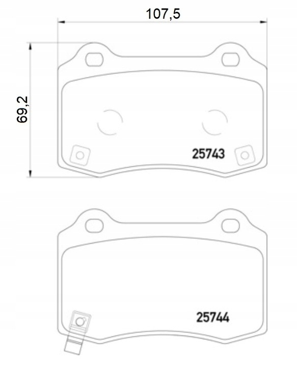 PADS BRAKE JEEP GRAND CHEROKEE 10- REAR photo 9 - milautoparts-fr.ukrlive.com