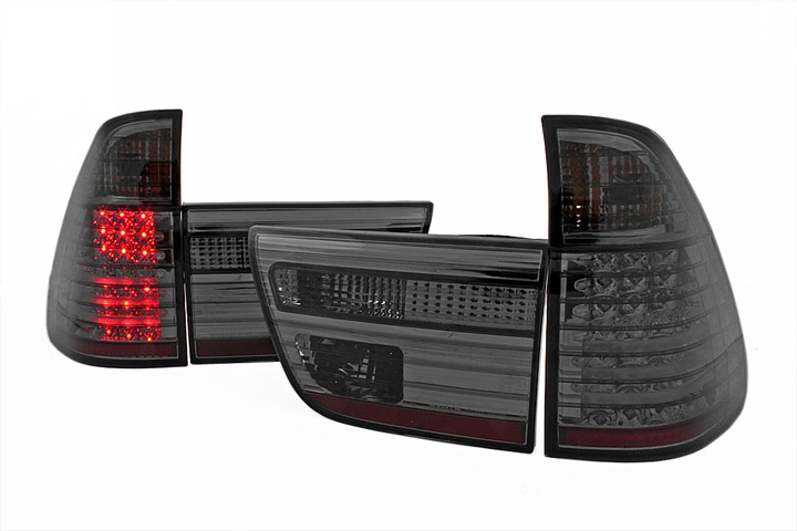 LAMPS REAR BMW X5 E53 99-03 BLACK LED DIODOWE photo 1 - milautoparts-fr.ukrlive.com