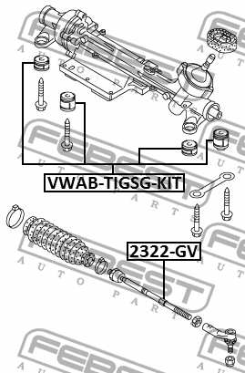 BUSHING GEAR STEERING WHEEL AUDI Q3 ALHAMBRA photo 2 - milautoparts-fr.ukrlive.com