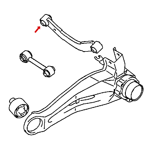 BUSHING SWINGARM REAR OUTLANDER CU LANCER MN100110 WITH photo 2 - milautoparts-fr.ukrlive.com