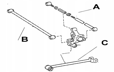 SWINGARM SWINGARMS DRIVE SHAFT TOYOTA COROLLA 97-01 REAR A photo 2 - milautoparts-fr.ukrlive.com