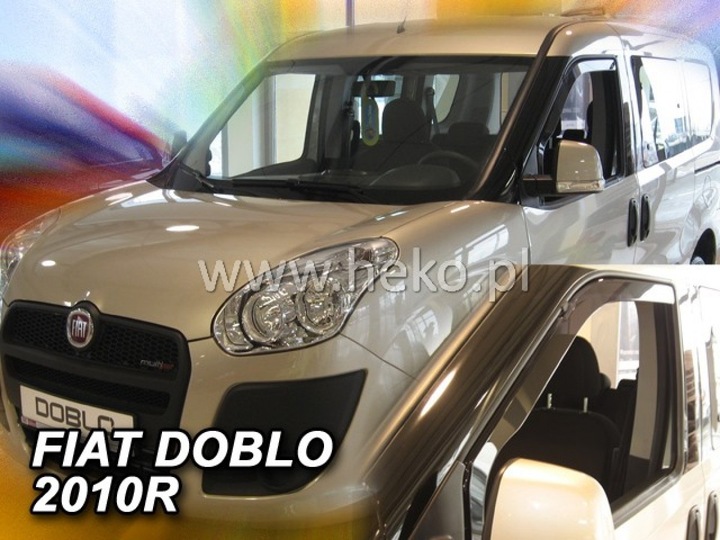 FIAT DOBLO 2 II DE 2010R-> BRISE-VENT PORTIÈRE HEKO photo 2 - milautoparts-fr.ukrlive.com