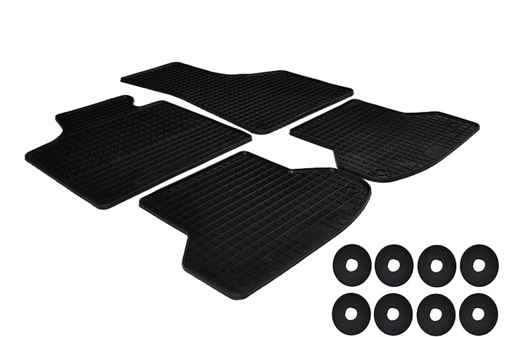 AUDI A3 8P (2003-2009) MATS RUBBER PETEX + PLUNGERS ORIGINAL photo 1 - milautoparts-fr.ukrlive.com