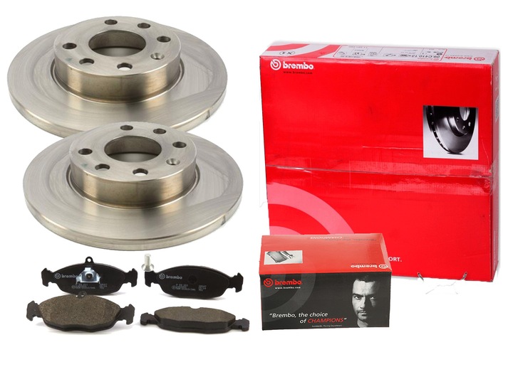 DISQUES + SABOTS DE FREIN BREMBO AVANT OPEL ASTRA F CORSA B photo 1 - milautoparts-fr.ukrlive.com