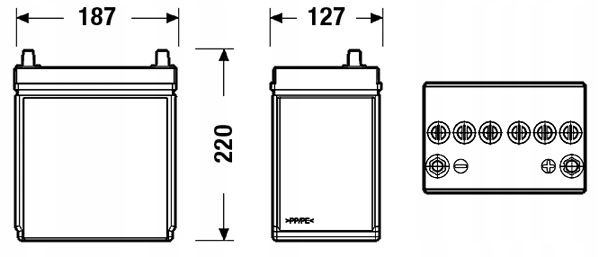 BATTERY VARTA BLUE D 40AH/330A P+ 540126033/VAR photo 5 - milautoparts-fr.ukrlive.com