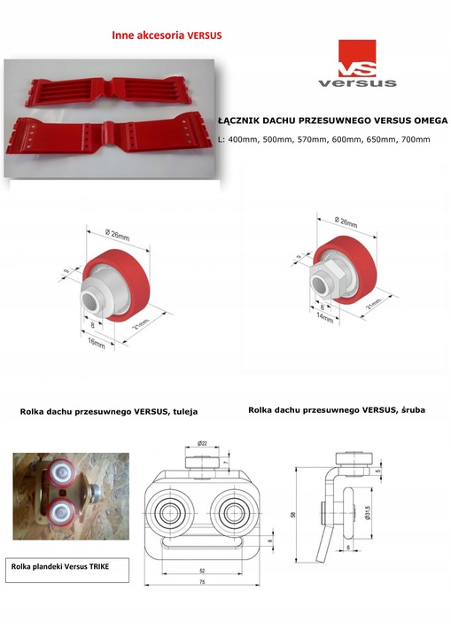 POULIE LIBRE ROULEMENT DE TOIT VERSUS FI 26MM BLOCAGE SILENCIEUX 10 PC. photo 2 - milautoparts-fr.ukrlive.com