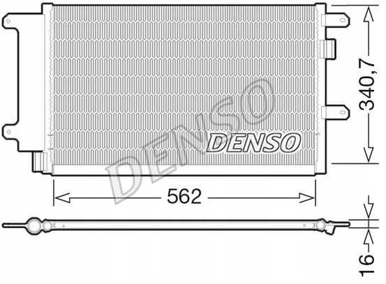 DENSO ORIGINAL CONDENSER IVECO DAILY ROCZN.1999- photo 4 - milautoparts-fr.ukrlive.com