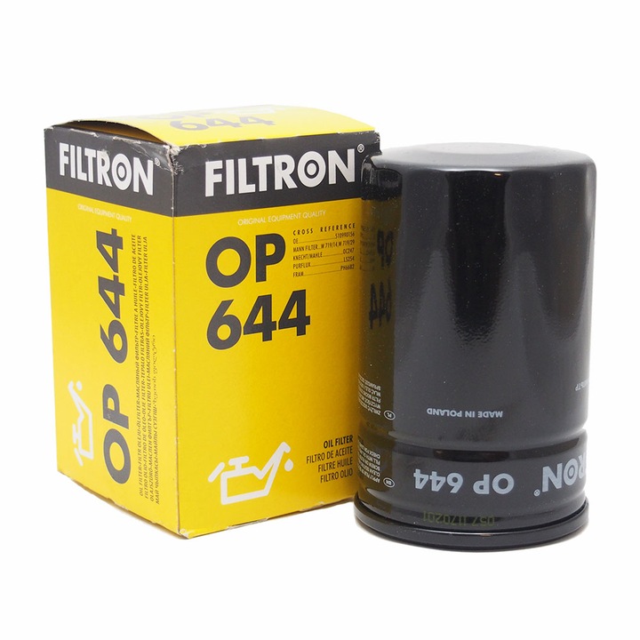 FILTRON FILTRE HUILES OP644 SERRURE W719/14,OC247 photo 1 - milautoparts-fr.ukrlive.com