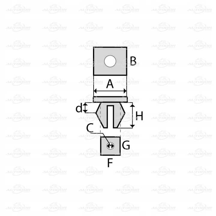 TOYOTA AURIS CLAMP CONNECTOR GRILLE BUMPER photo 2 - milautoparts-fr.ukrlive.com