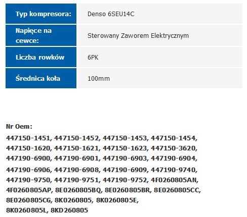 COMPRESSOR AIR CONDITIONER AUDI A4 B7 B8 A6 C7 24M GW photo 4 - milautoparts-fr.ukrlive.com