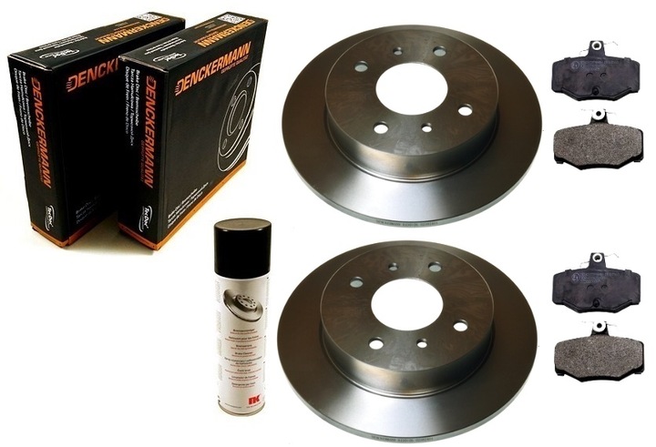 DISCS PADS NISSAN PRIMERA P10 1990-1996 , P11 1996-1999 REAR SET 258MM photo 1 - milautoparts-fr.ukrlive.com