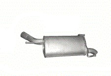 SILENCER END OPEL CORSA C POJ.1,7CDTI 74KW 03-06R. photo 1 - milautoparts-fr.ukrlive.com