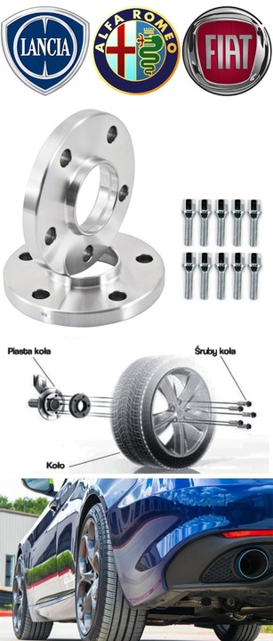 DISTANCES 5X98 ALFA ROMEO 156 147 GT GTV 15MM+SRUBY photo 7 - milautoparts-fr.ukrlive.com