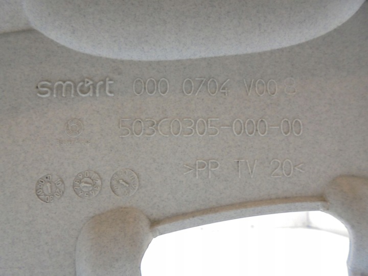 PROTECTION PLAFONNIERS RÉTROVISEUR FORTWO 99R 0000704V008