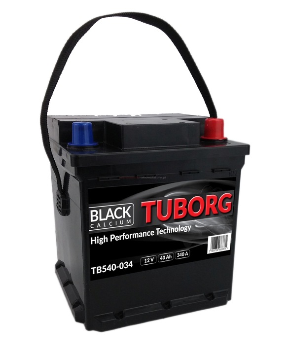 Акумулятор tuborg чорний tb540-034 40ah 340a, Ціна