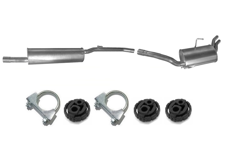 Peugeot expert 2.0 hdi 70-81kw (2001-2005) глушник центральний задній, Ціна