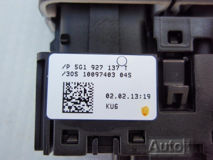 фото №14, Панель кнопок кнопки vw golf vii 5g1927137t