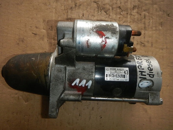 фото №1, Стартер subaru impreza forester 2.0d 23300aa620