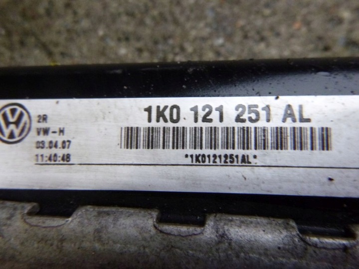 фото №5, Golf v a3 touran jetta радиаторов воды 1k0121251al