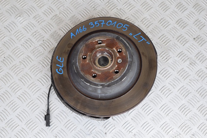 фото №1, Поворотный кулак левый зад задняя gle w166 suv a1663570105