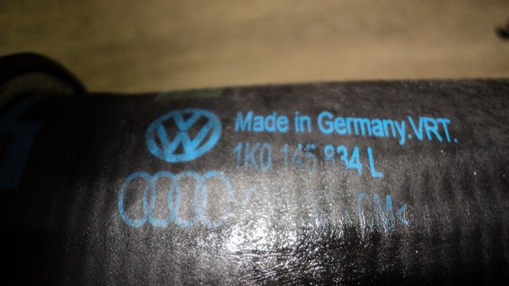 фото №2, Труба шланг интеркулер 1k0145834l octavia 2.0 tdi