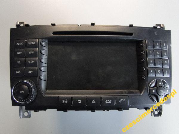 фото №1, Mercedes c w203 203 панель команд навигация радио cd
