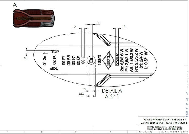 фото №8, Лампа led задня діодний renault master 12v kpl зад