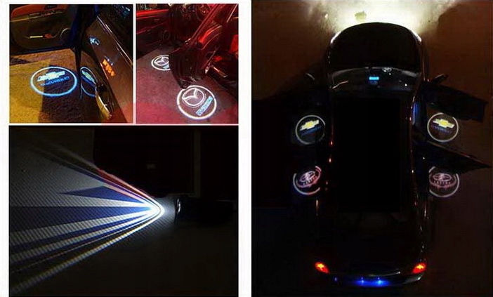 фото №10, Света led powitalne логотип mg тюнинг maxx мощность 2x7w
