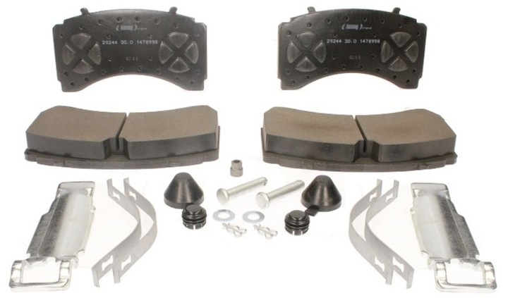 фото №1, Тормозные колодки тормозные mercedes actros iv knorr sl7 зад