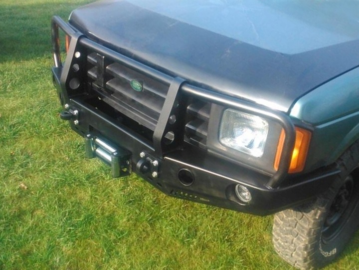 фото №9, Land rover discovery 1 бампер перед переднє 4x4