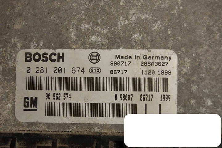 фото №3, Компьютер opel astra 0281001674 90562574