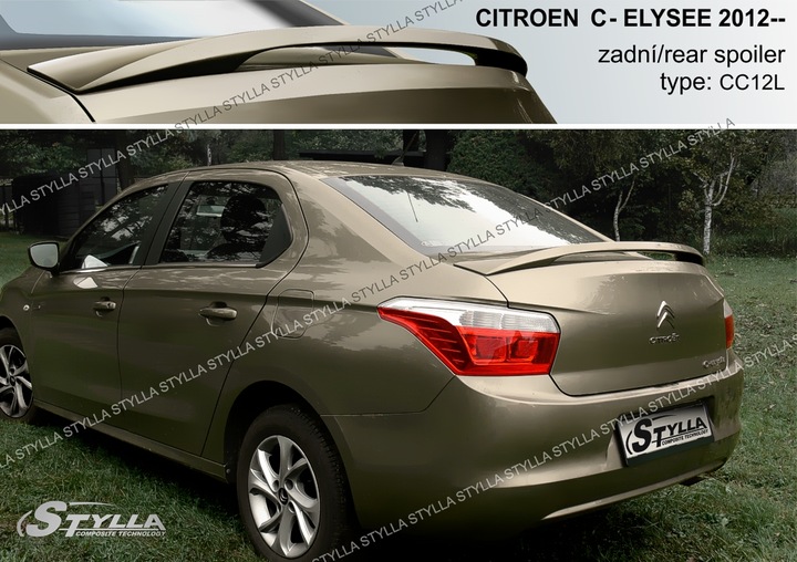 фото №1, Спойлер спойлер do citroen c-elysee mk2 11/2012--