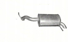 фото №1, Глушник кінцевий peugeot 407 poj. 1,8 04-07r.