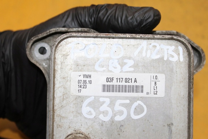 фото №5, Радиаторов масла vw polo iv cbz 1.2tsi 03f117021a