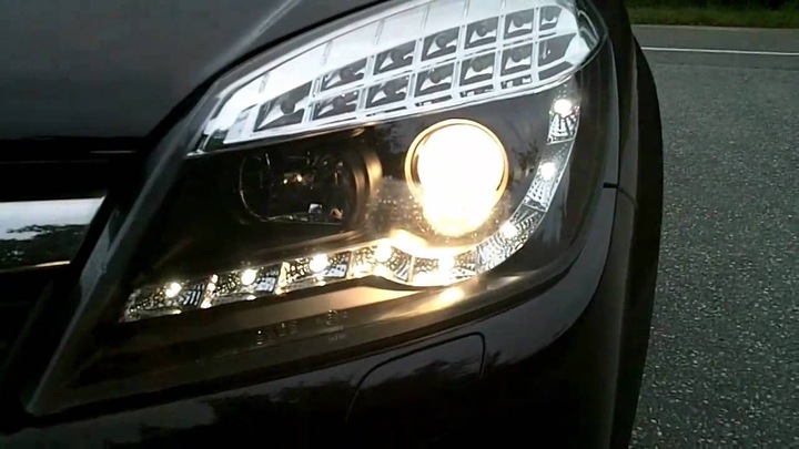 фото №10, Opel astra h 04-10 лампы фары led чёрный h1