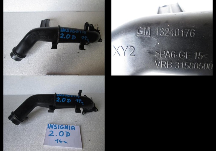 pipe hose OPEL INSIGNIA 2.0 CDTI 14R 13240176