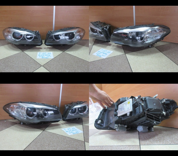 FANALE FARO BiXenon BMW F10 F11 LCI LIFT 7317132 Destro NIE SKRETNA
